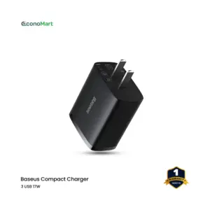 baseus compact charger 17w 3 usb price in bangladesh